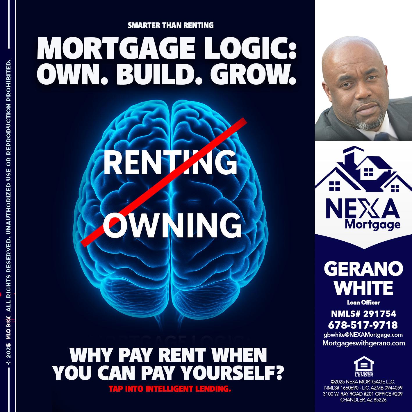 mortgage logic - Gerano White -Loan Officer