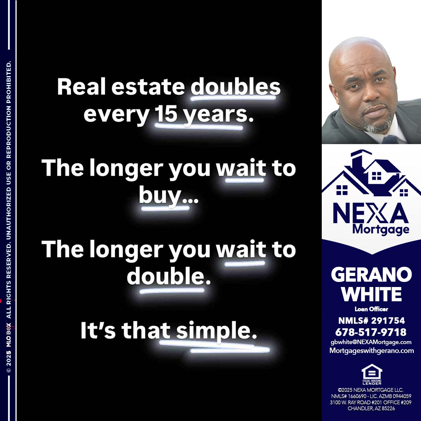 REAL ESTATE - Gerano White -Loan Officer