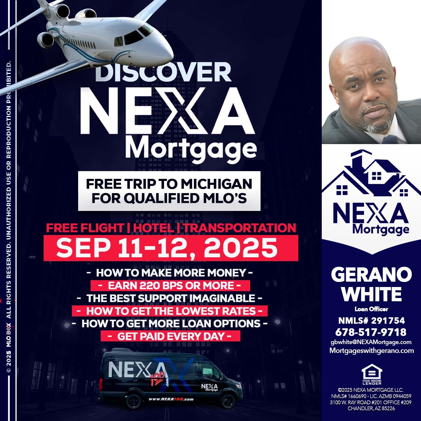 DISCOVER NEXA MORTGAGE - Gerano White -Loan Officer