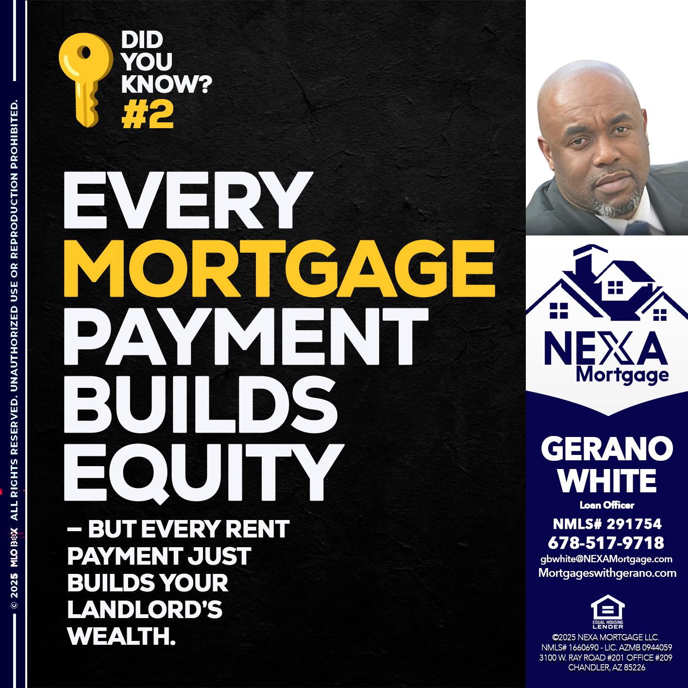 DID YOU KNOW? - Gerano White -Loan Officer