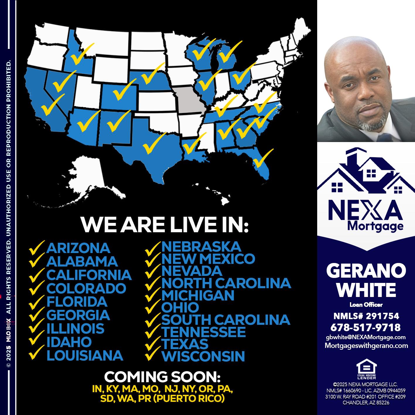 New Mexico live - Gerano White -Loan Officer