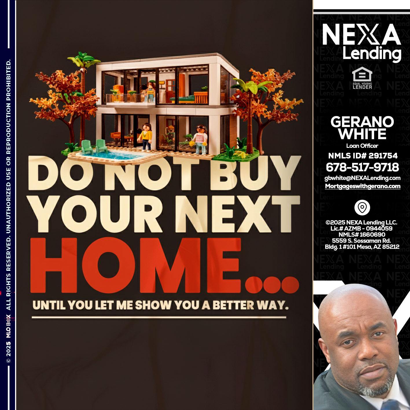 DO NOT BUY - Gerano White -Loan Officer