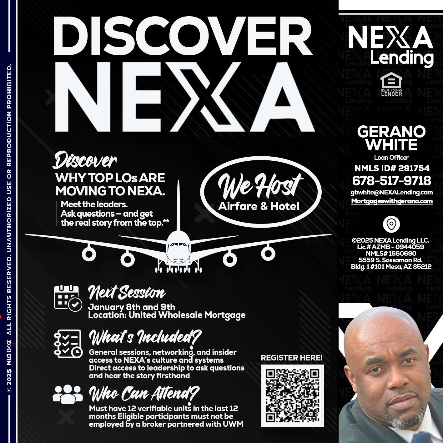 DISCOVER NEXA - Gerano White -Loan Officer