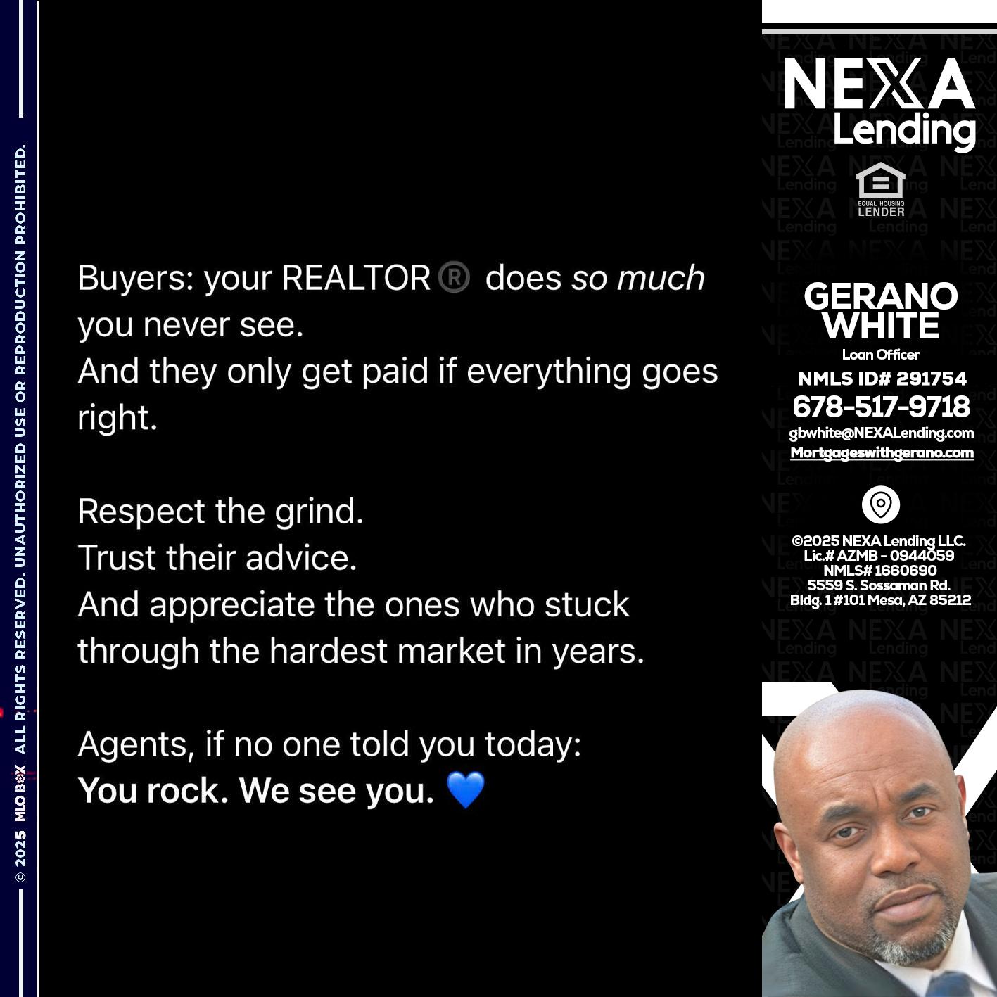 BUYERS - Gerano White -Loan Officer