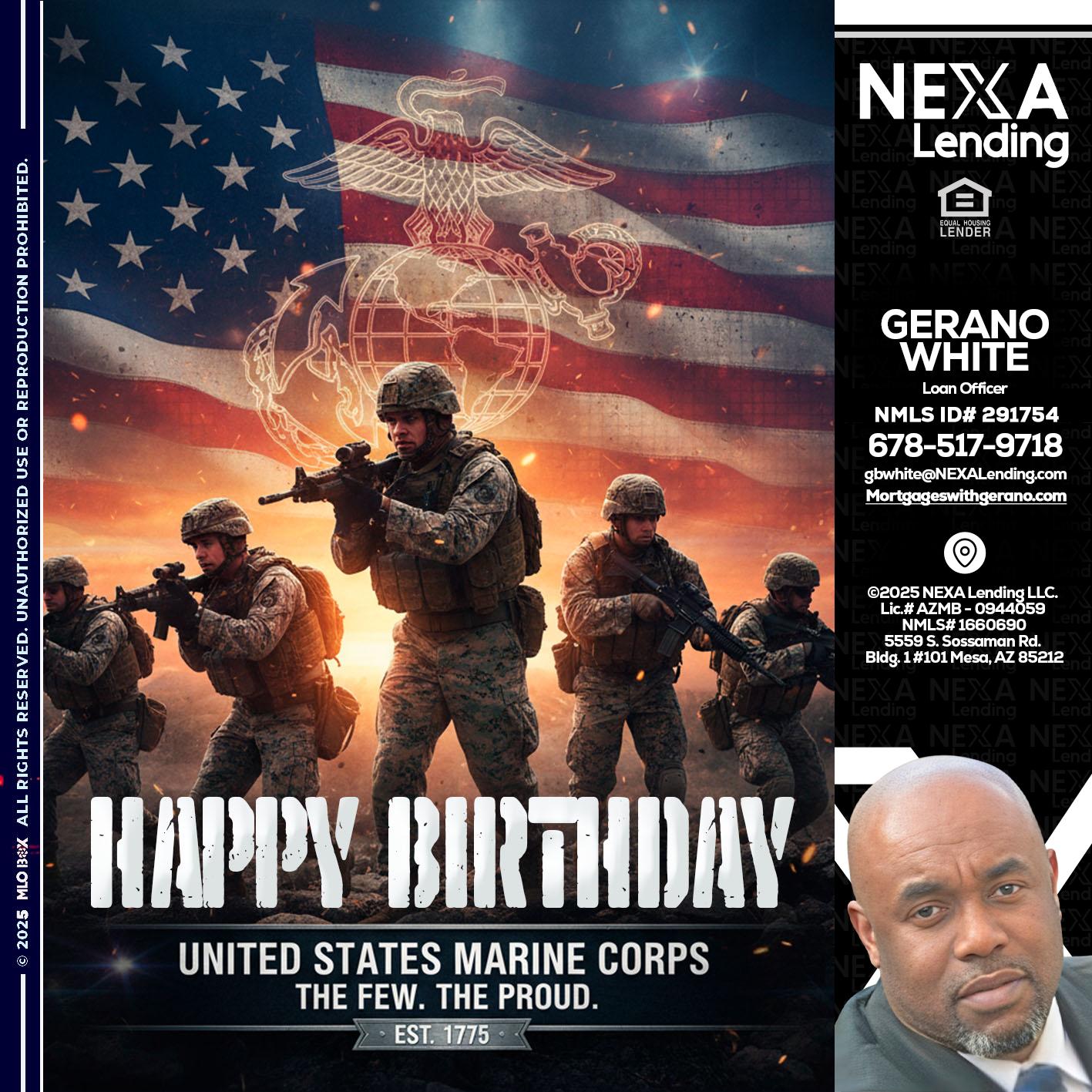 happy birthday - Gerano White -Loan Officer
