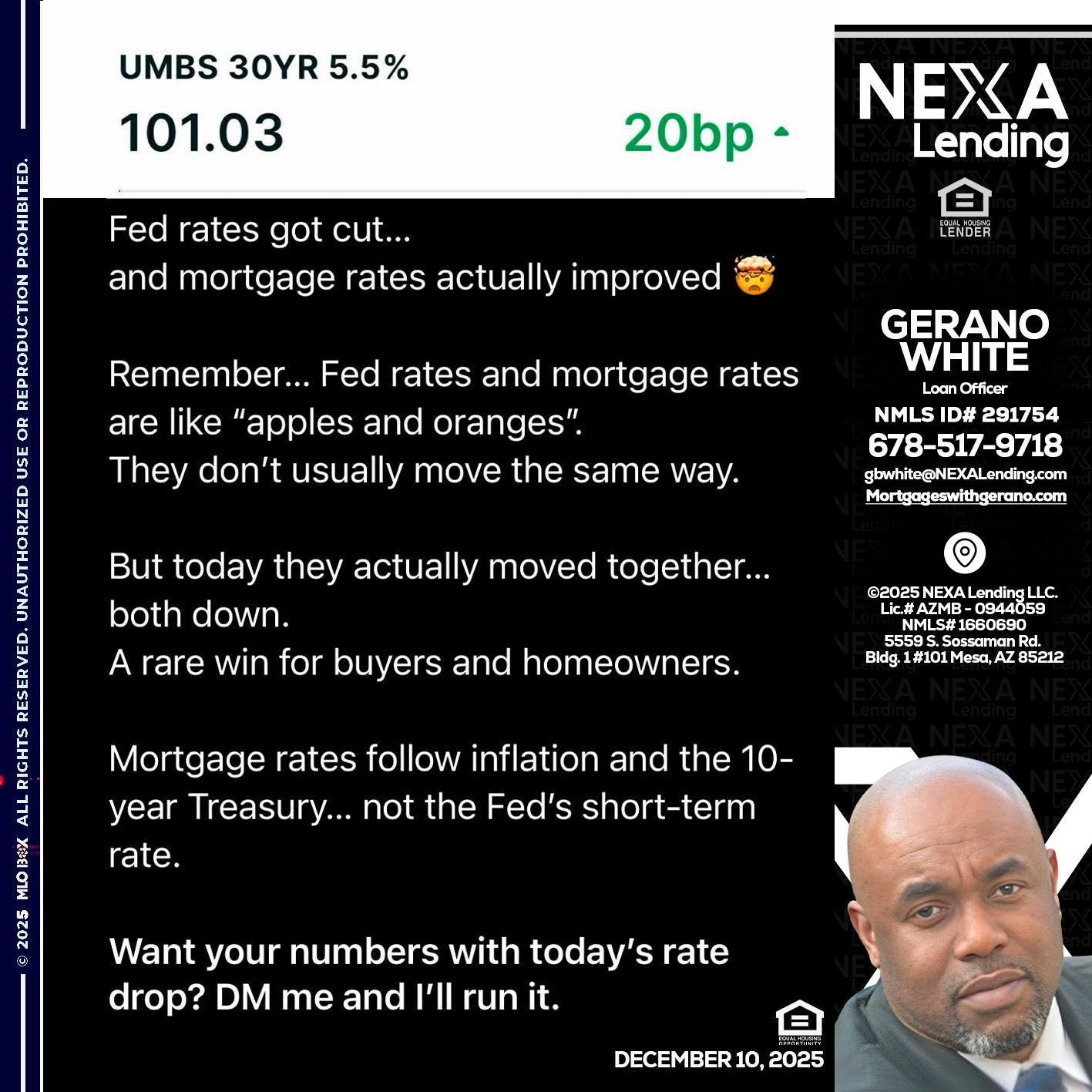 101.03 - Gerano White -Loan Officer