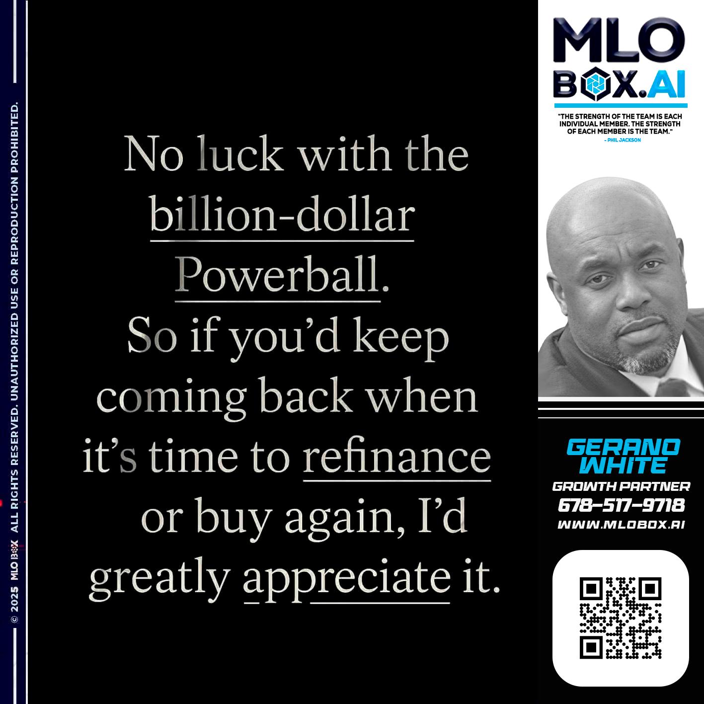 NO LUCK - Gerano White -Loan Officer