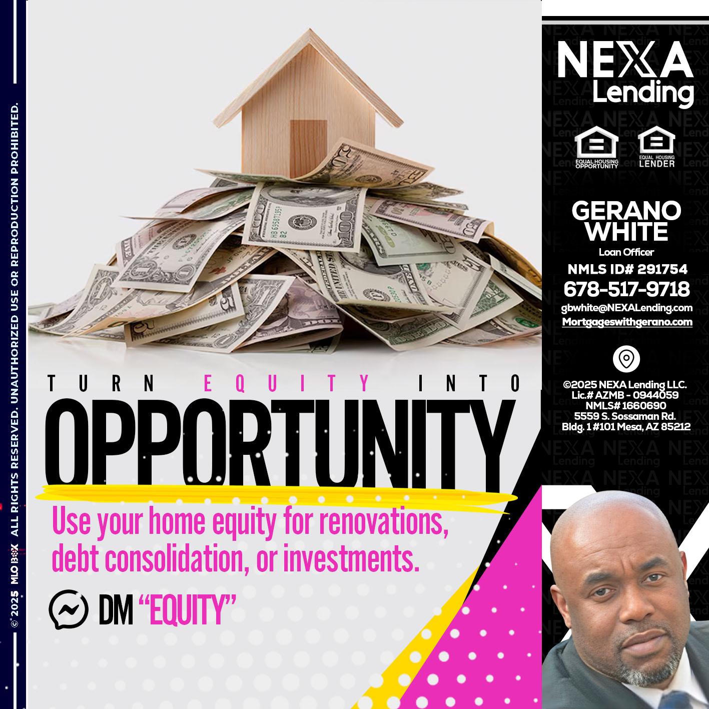 opportunity - Gerano White -Loan Officer