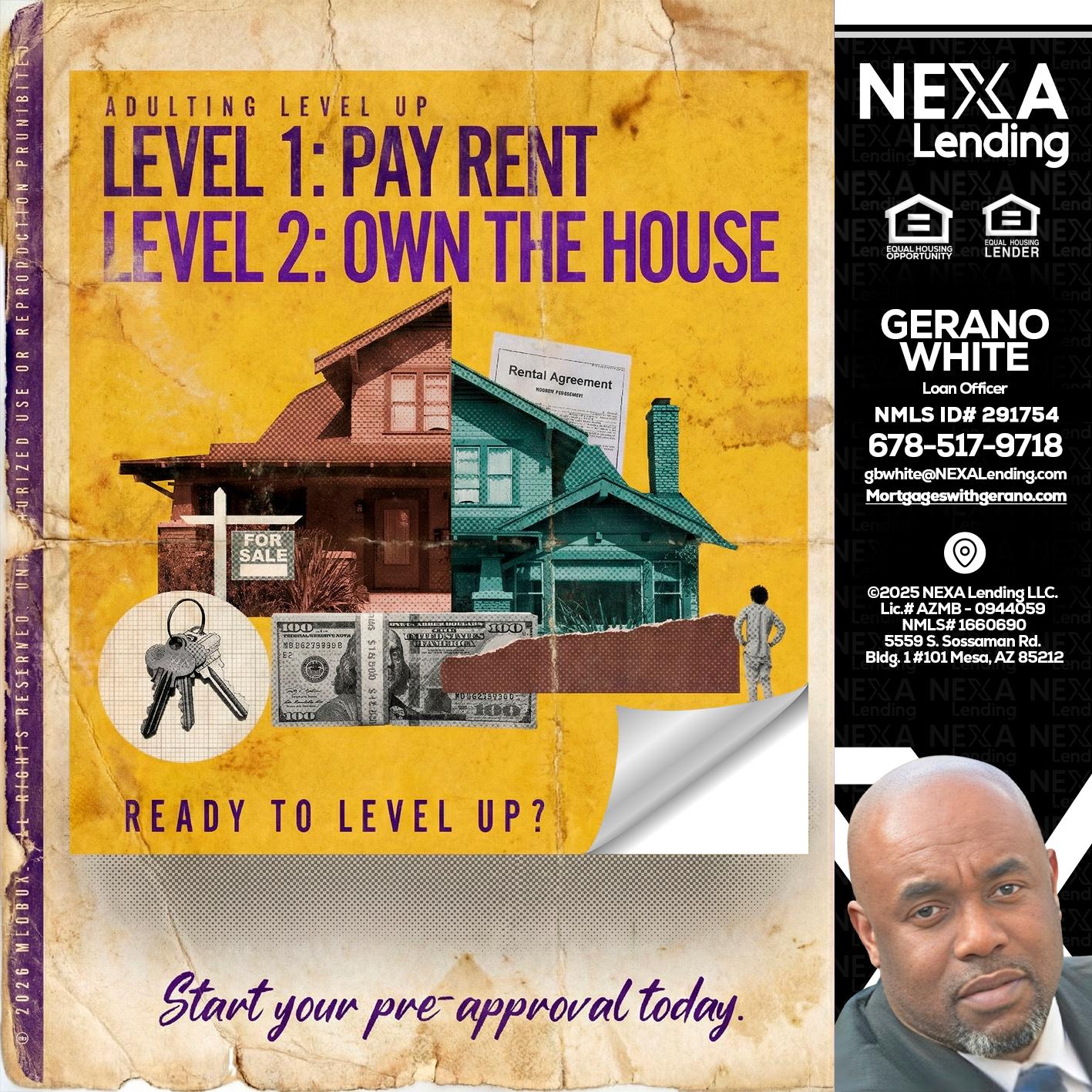 LEVEL 1 - Gerano White -Loan Officer