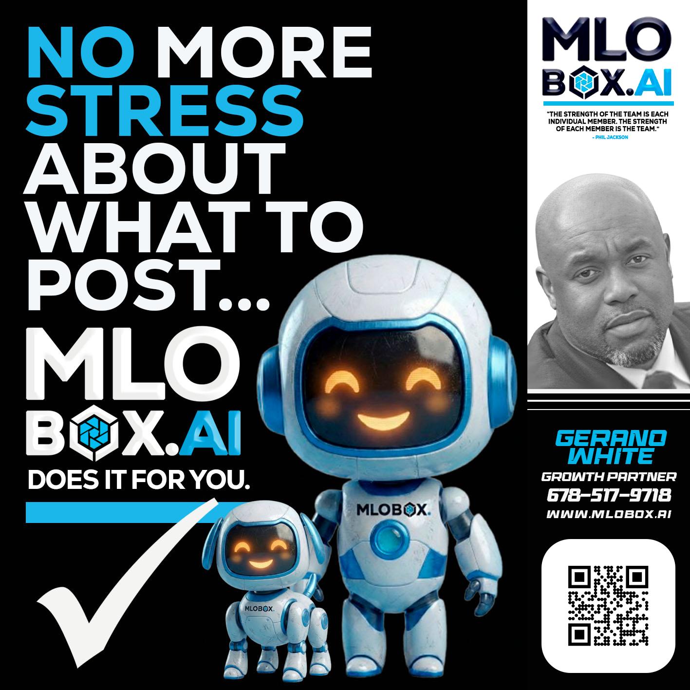 NO MORE STRESS - Gerano White -Loan Officer