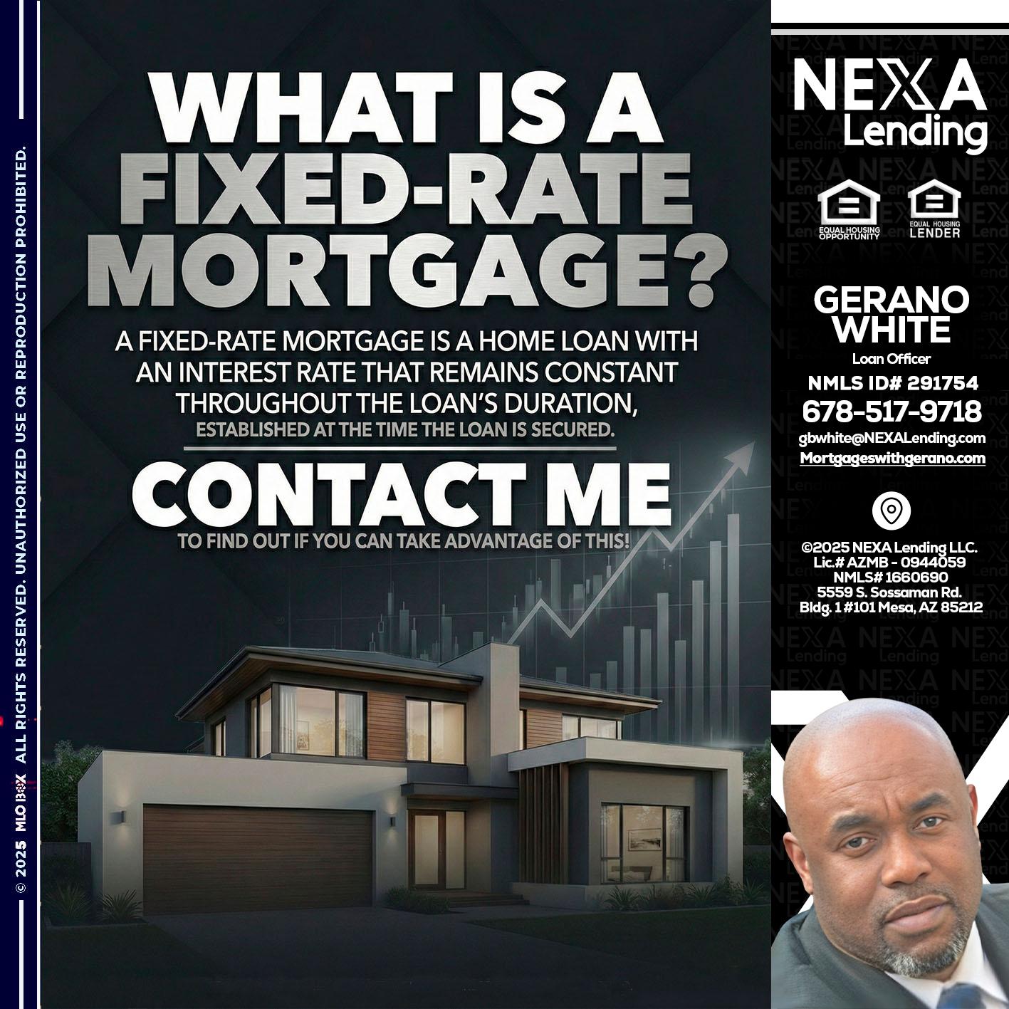 WHAT IS A - Gerano White -Loan Officer