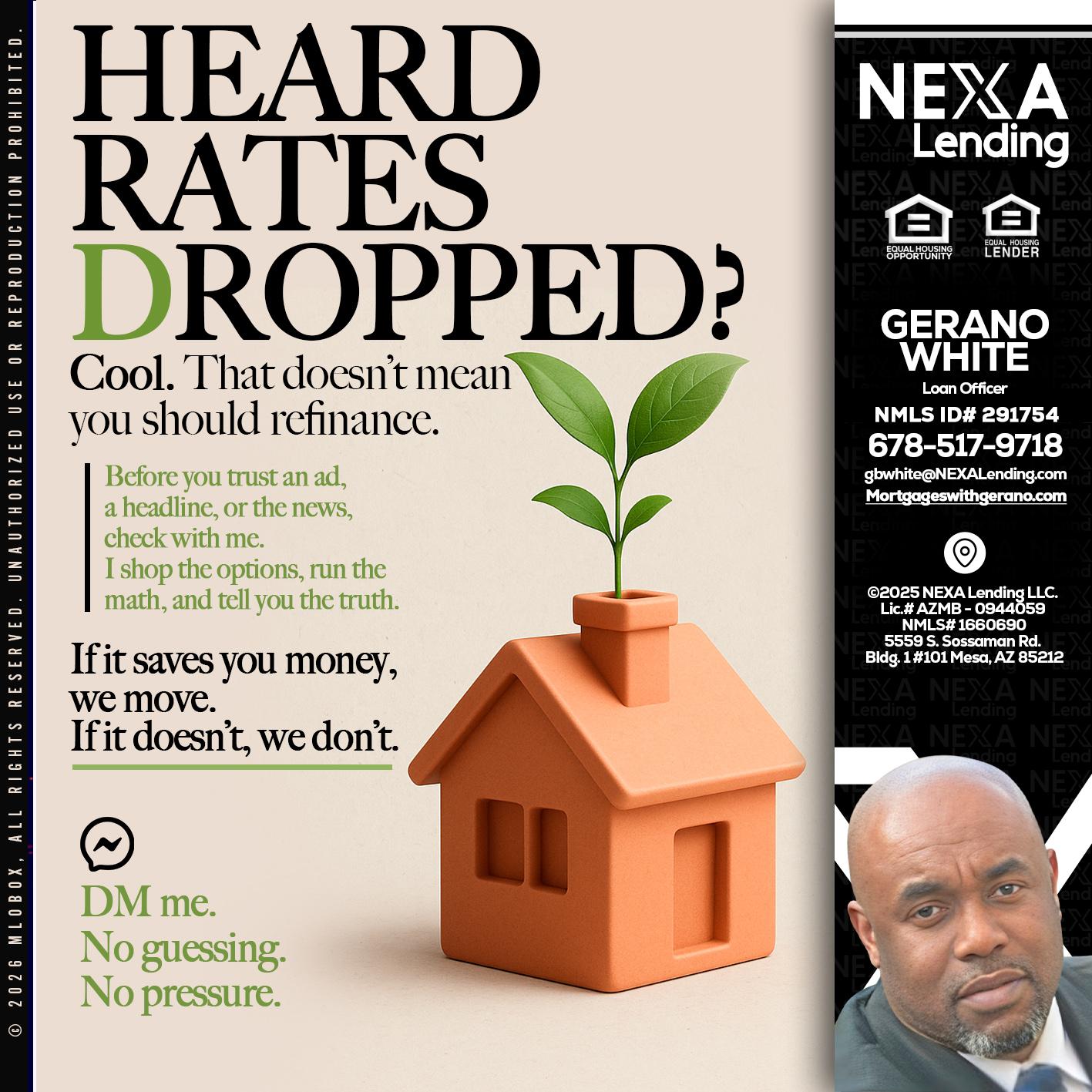 HEARD RATES - Gerano White -Loan Officer