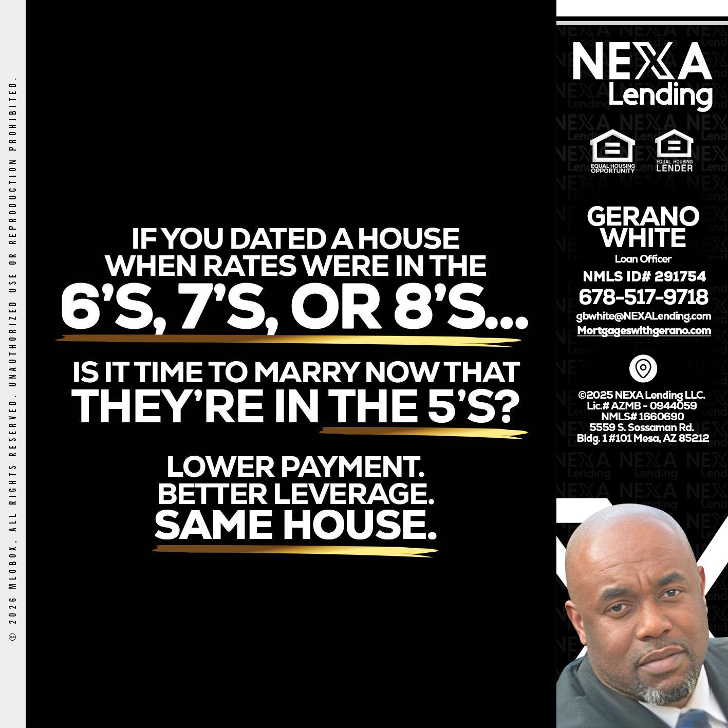 if you dated a house - Gerano White -Loan Officer