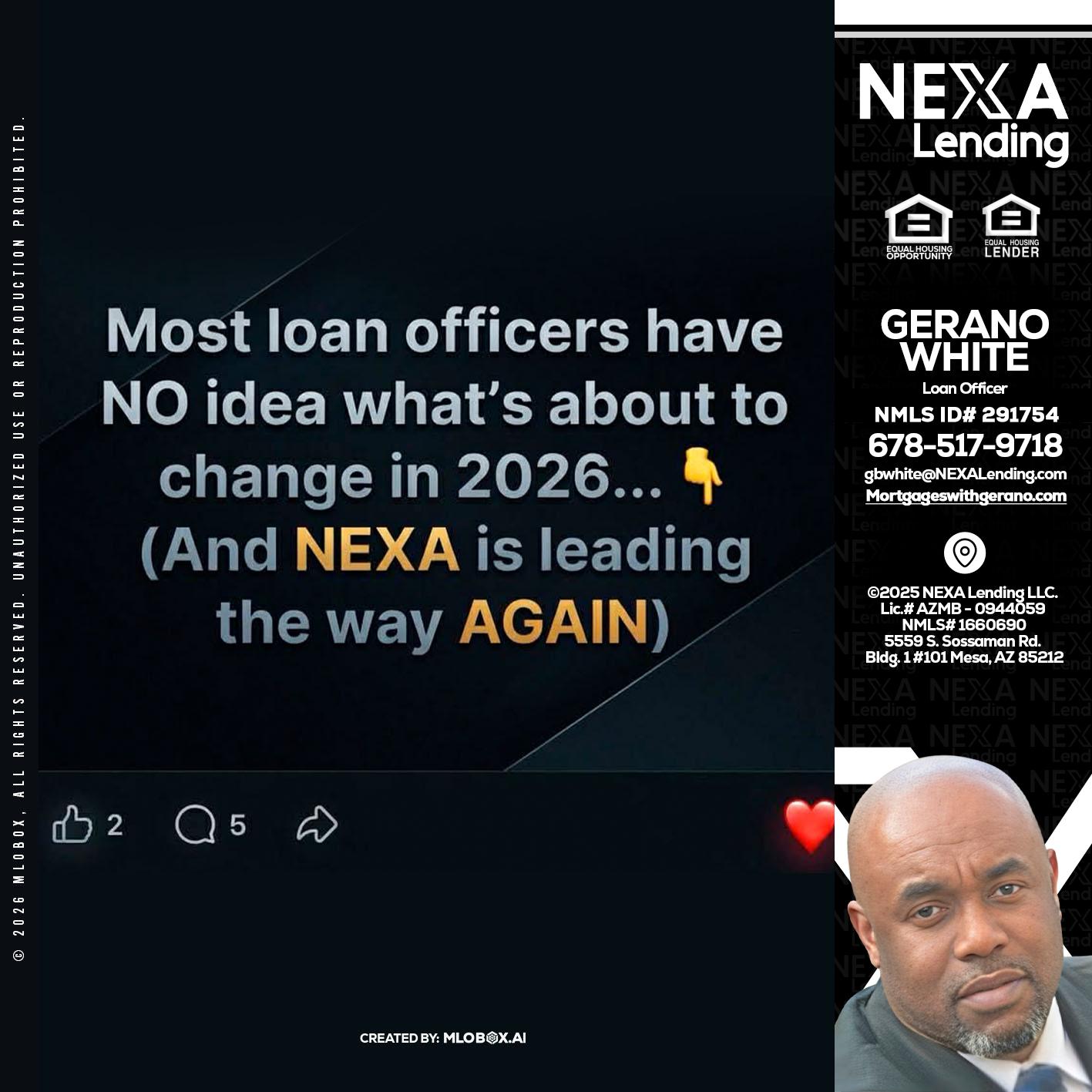 most loan officers - Gerano White -Loan Officer