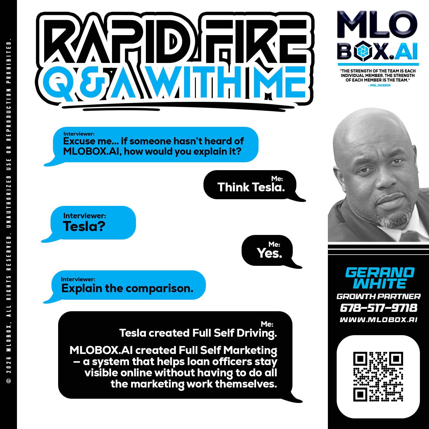 RAPID FIRE Q&A - Gerano White -Loan Officer