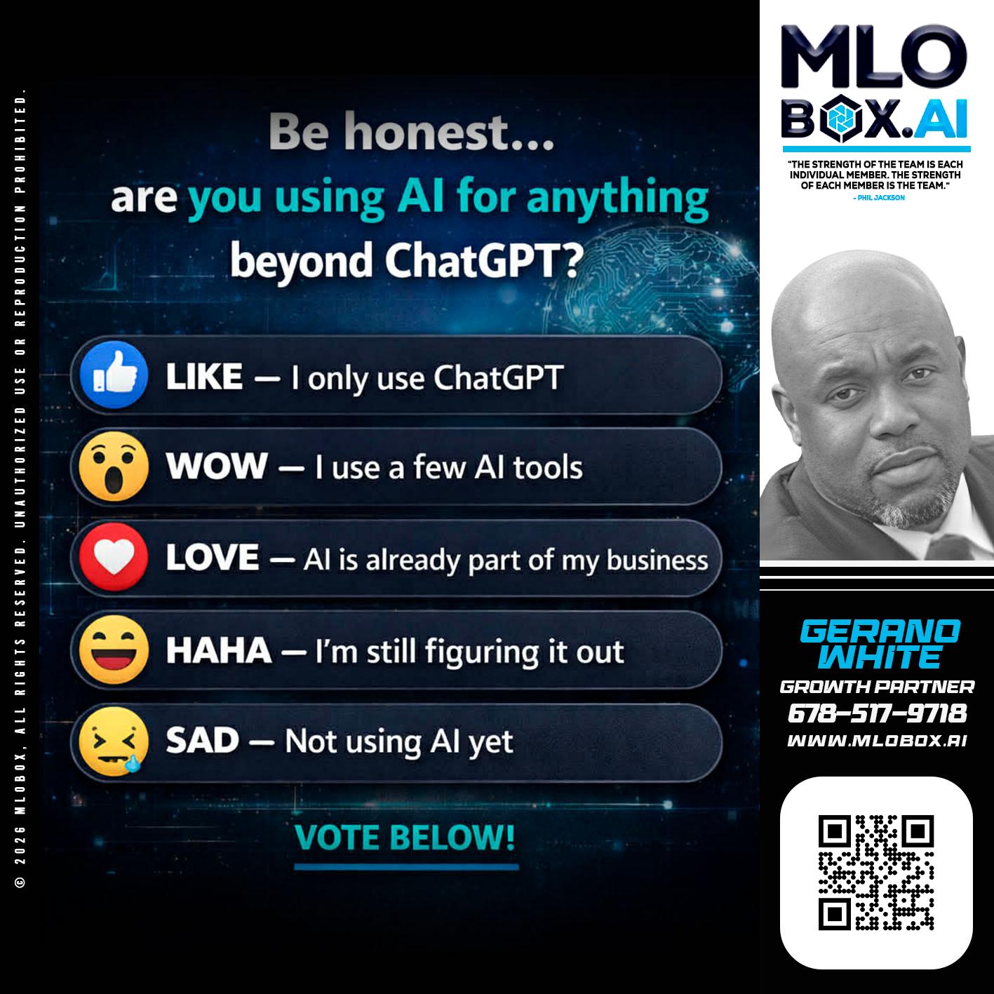 BE HONEST - Gerano White -Loan Officer