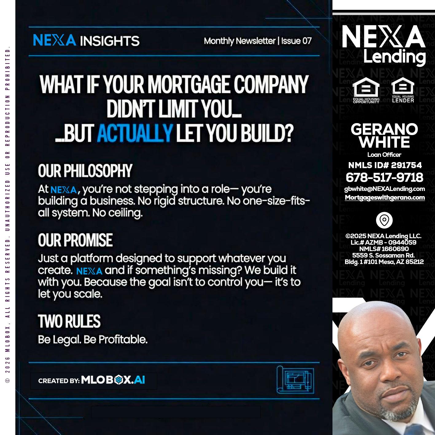 NEXA INSIGHTS - Gerano White -Loan Officer