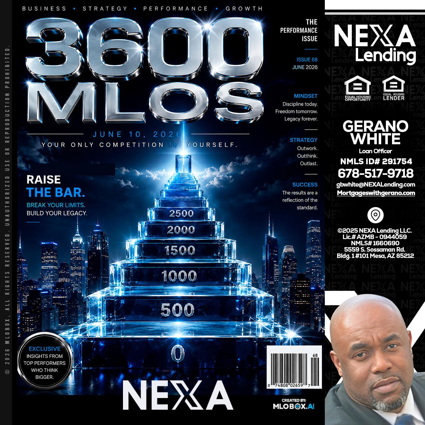 3600 MLOs - Gerano White -Loan Officer