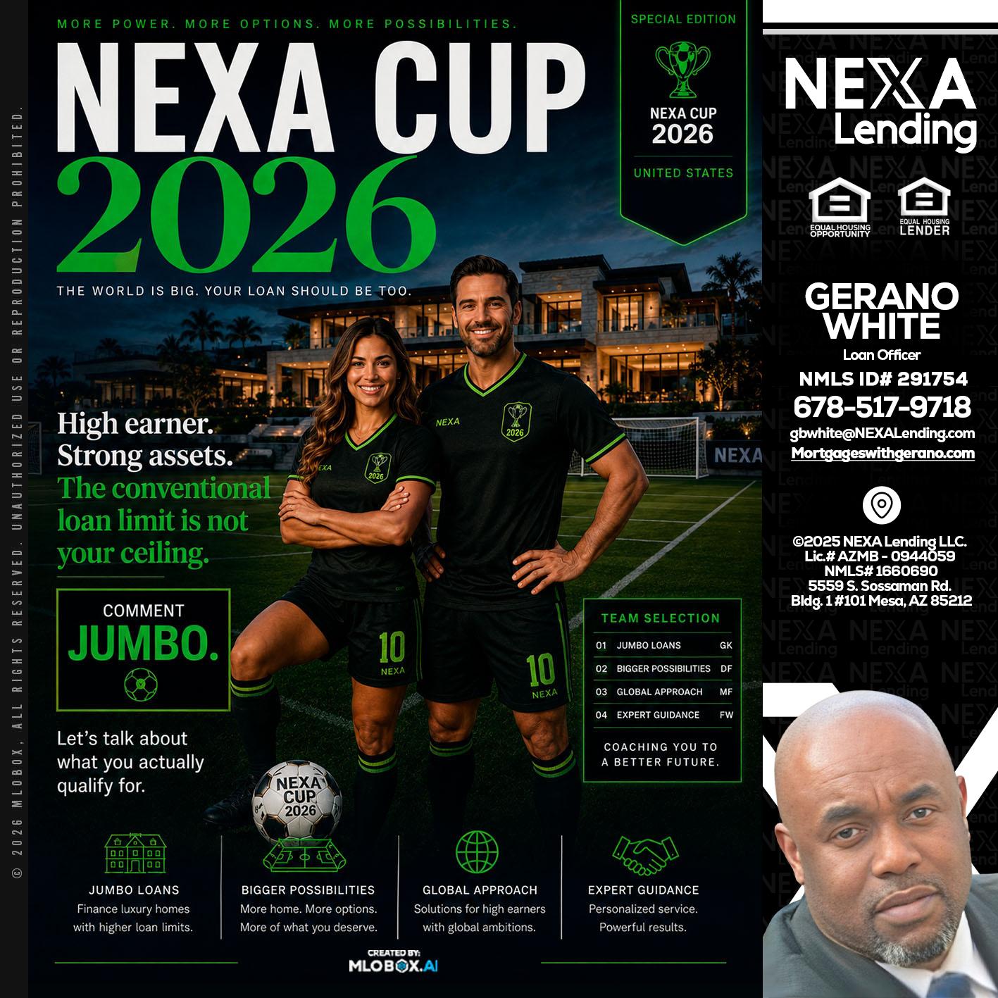 NEXA CUP 2026 - Gerano White -Loan Officer