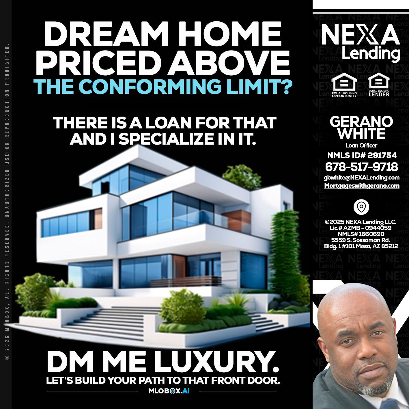 DREAM HOME - Gerano White -Loan Officer